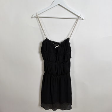 Robe mini noire Zara