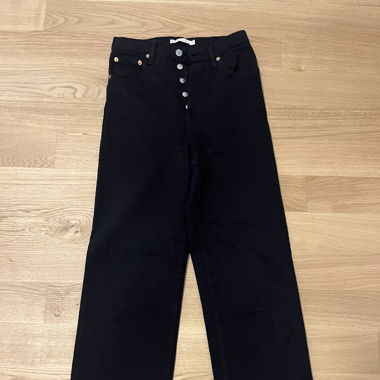 Levi‘s Ribcage Straight Ankle Jeans black