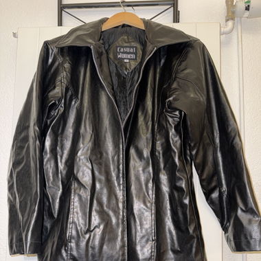 LEATHER JACKET - CASUAL WOMAN / M