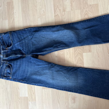 Jean large bleu