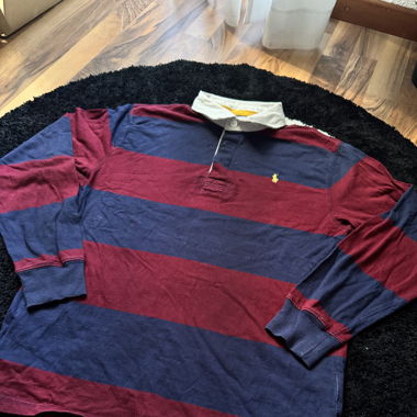 RALPH LAUREN LANGARM RUGBY SHIRT - GRÖSSE L