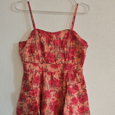 Abito con bretelle floreale H&M