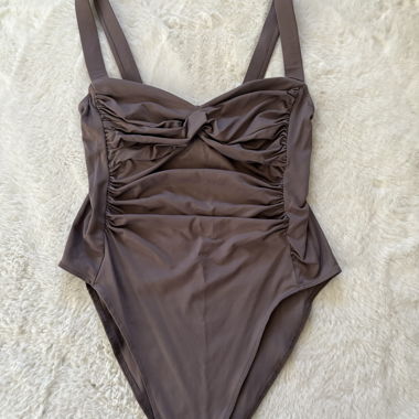 Zara brauner/violetter Body