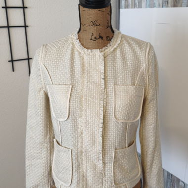 Cream Tweed Jacket