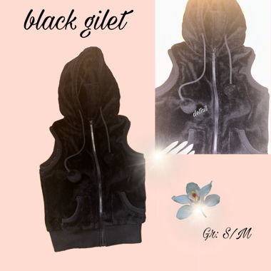 black gilet