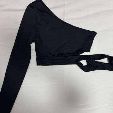 Black Long-Sleeve Top
