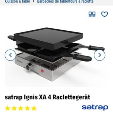 New Raclette Oven