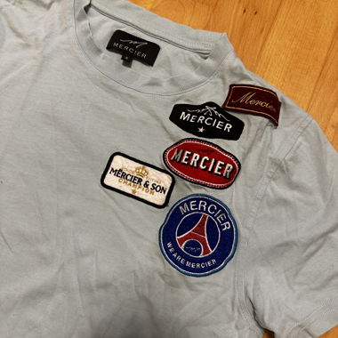 Mercier T-Shirt mit Patches