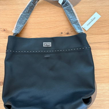 Manoukian black shoulder bag