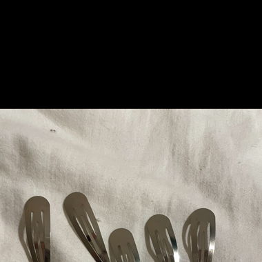 Silver Hairclips