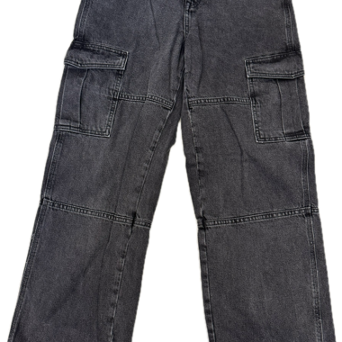 Black Cargo Jeans