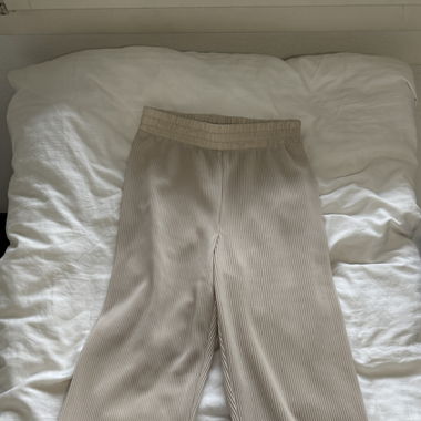 Abou You leichte Stoffhose creme