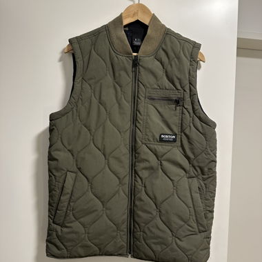 Gilet/Weste von Burton. Grösse S Farbe: Olive-Grün