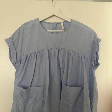 Haut Zara bleu clair