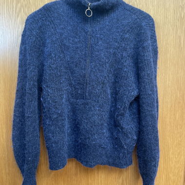 Reissverschluss-Pullover T.M