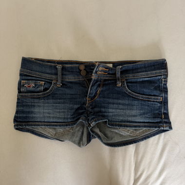 vintage y2k Hollister Denim Micro Shorts W23