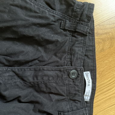 Bershka Baggy Black Cargo Pants