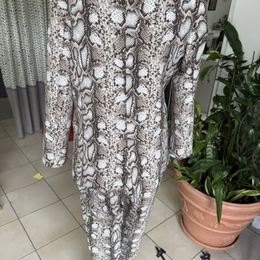Ensemble blazer pantalon python