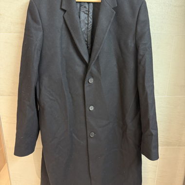 Cappotto lungo nero COS uomo EUR 54