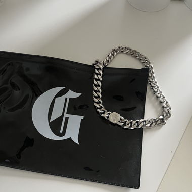 collana a catena grossa argento