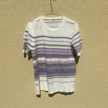 Purple/White shirt