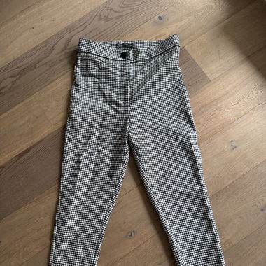 Hose mit karriertem Muster