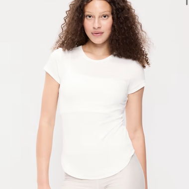 Old Navy Perfect Basic T-Shirt Weiss