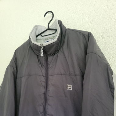 Fila Vintage Steppjacke - Sherpa-Kragen