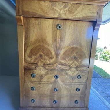 Credenza-segretario in legno antico
