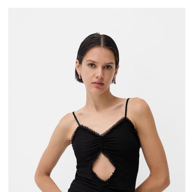 Robe Bershka noir