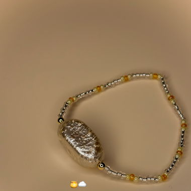 gelb oranges armband