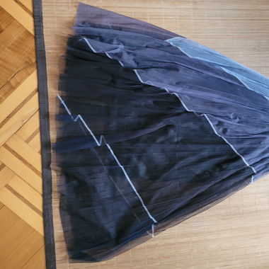 Jupe plissée polyester