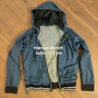 Veste Bench taille 152 cm