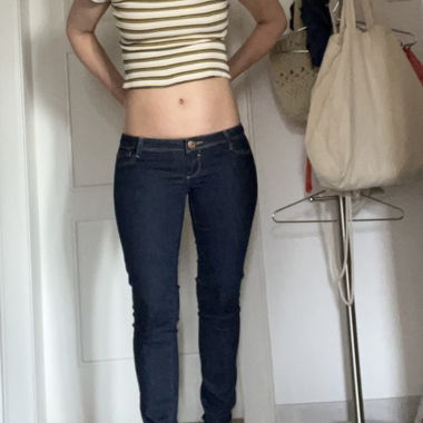 Jean slim bleu foncé