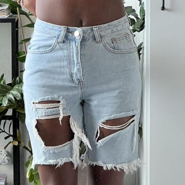 blue jeans short
