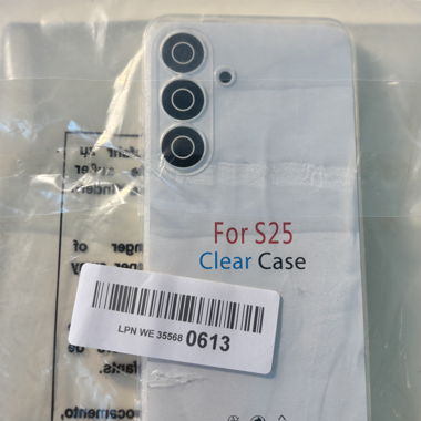 Cover trasparente Samsung S25