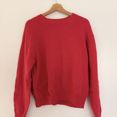 Maglione UNIQLO rosa acceso taglia M