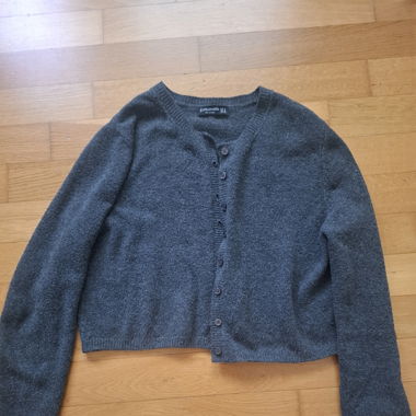 Jacke Stradivarius grau