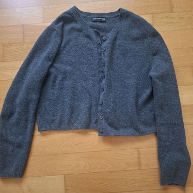 Jacke Stradivarius grau