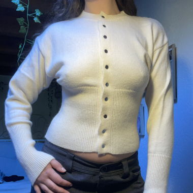 Cardigan boutonné en maille
