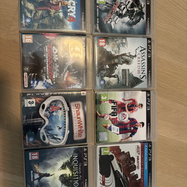 Set di 8 giochi PS3