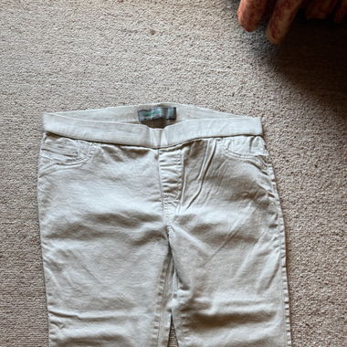 Beige Creme 3/4 Hose