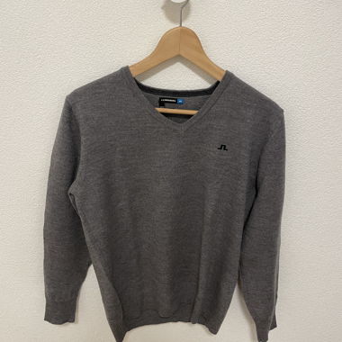 Pull en laine J.Lindeberg gris