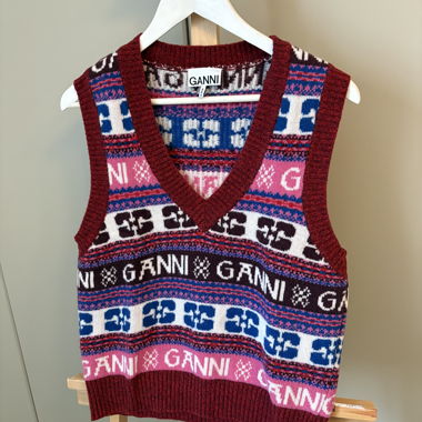 GANNI Gilet in maglia