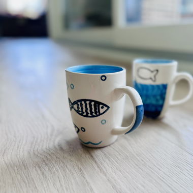 Mugs from Croatia, handmade, never used