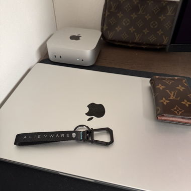 Portachiavi Alienware con tracolla in tessuto / moschettone
