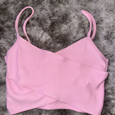Pinkes Crop Top von Stradivarius