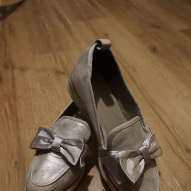 Capri Mokassins silber