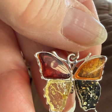 Anhänger als Schmetterling in Silber 925