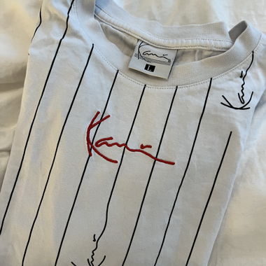 T-shirt Kani bianco a righe